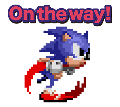 Sonic สติกเกอร์ 8 บิทพร้อมเสียง รูปที่ 17