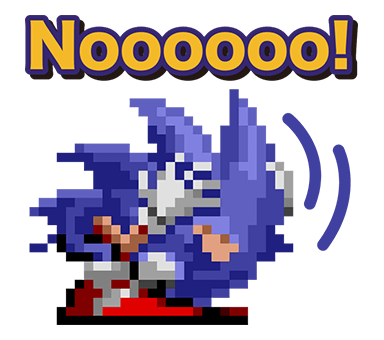 Sonic สติกเกอร์ 8 บิทพร้อมเสียง รูปที่ 21