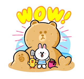 ตัวละคร LINE★น่ารัก หน้าร้อน รูปที่ 22