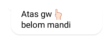 Speech Balloon : Atas Gue รูปที่ 1