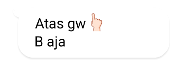 Speech Balloon : Atas Gue รูปที่ 3