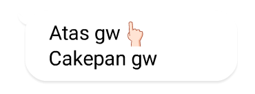 Speech Balloon : Atas Gue รูปที่ 7