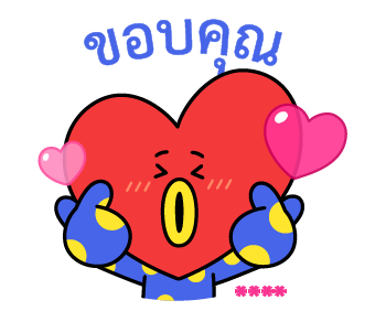 สติกเกอร์เติมคำ BT21 รูปที่ 2
