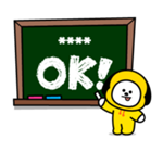 สติกเกอร์เติมคำ BT21 รูปที่ 3