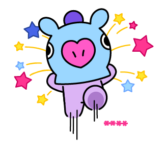 สติกเกอร์เติมคำ BT21 รูปที่ 8
