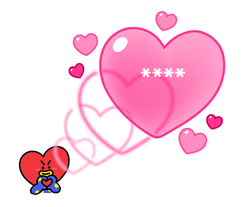 สติกเกอร์เติมคำ BT21 รูปที่ 26