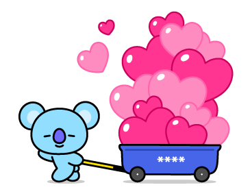 สติกเกอร์เติมคำ BT21 รูปที่ 32