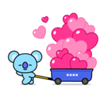 สติกเกอร์เติมคำ BT21 รูปที่ 31