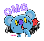 สติกเกอร์เติมคำ BT21 รูปที่ 39