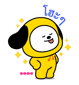 สติกเกอร์เติมคำ BT21 รูปที่ 50