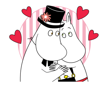 มูมิน สติกเกอร์สำหรับครอบครัว รูปที่ 7