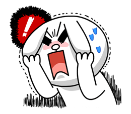 เหล่าตัวละคร LINE ยามโกรธจัด รูปที่ 9