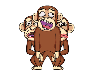 Moving Monkey (Animated) รูปที่ 7