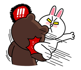 เหล่าตัวละคร LINE ยามโกรธจัด รูปที่ 18