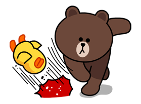 เหล่าตัวละคร LINE ยามโกรธจัด รูปที่ 20