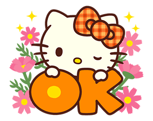 Hello Kitty's Autumn Stickers, Yabe-LINE貼圖代購