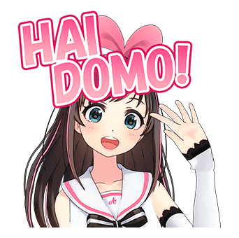 Kizuna AI สติกเกอร์พูดได้ รูปที่ 1
