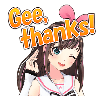 Kizuna AI สติกเกอร์พูดได้ รูปที่ 2