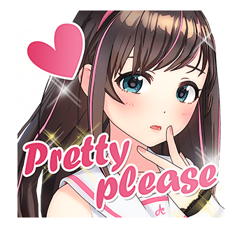 Kizuna AI สติกเกอร์พูดได้ รูปที่ 3