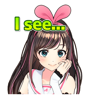 Kizuna AI สติกเกอร์พูดได้ รูปที่ 4