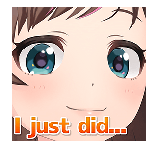Kizuna AI สติกเกอร์พูดได้ รูปที่ 12