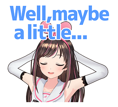 Kizuna AI สติกเกอร์พูดได้ รูปที่ 13