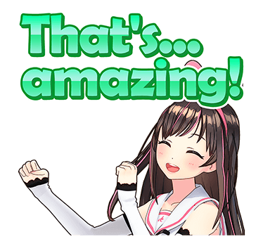 Kizuna AI สติกเกอร์พูดได้ รูปที่ 15