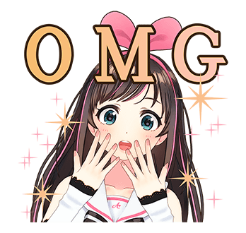 Kizuna AI สติกเกอร์พูดได้ รูปที่ 17