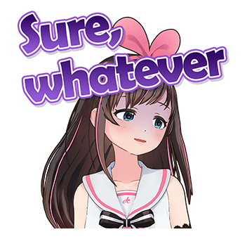 Kizuna AI สติกเกอร์พูดได้ รูปที่ 19