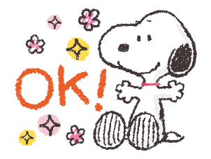 Snoopy สติกเกอร์เพื่อนรัก รูปที่ 1