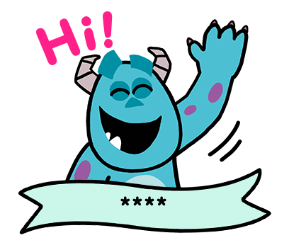 Monsters, Inc. สติกเกอร์เติมคำ รูปที่ 32