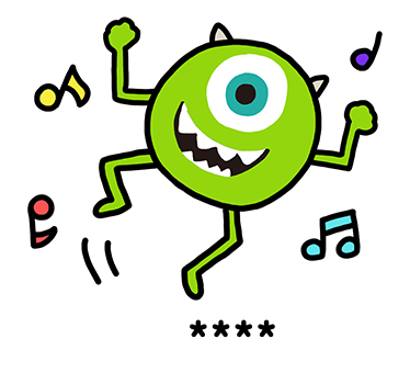 Monsters, Inc. สติกเกอร์เติมคำ รูปที่ 42