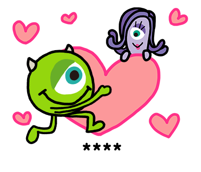 Monsters, Inc. สติกเกอร์เติมคำ รูปที่ 46