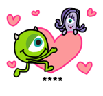 Monsters, Inc. สติกเกอร์เติมคำ รูปที่ 45