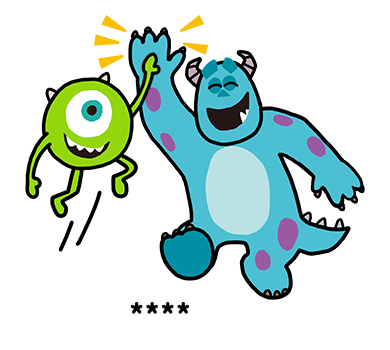 Monsters, Inc. สติกเกอร์เติมคำ รูปที่ 56