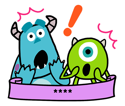 Monsters, Inc. สติกเกอร์เติมคำ รูปที่ 76