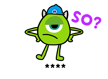 Monsters, Inc. สติกเกอร์เติมคำ รูปที่ 80