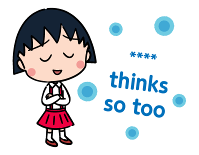 จิบิมารุโกะจัง สติกเกอร์เติมคำ รูปที่ 40