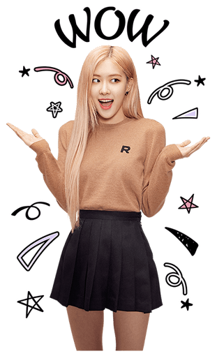 BLACKPINK บิ๊กสติกเกอร์ รูปที่ 7