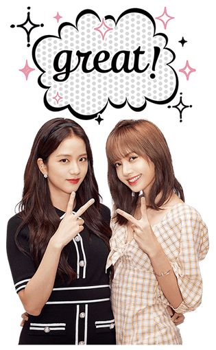 BLACKPINK บิ๊กสติกเกอร์ รูปที่ 16
