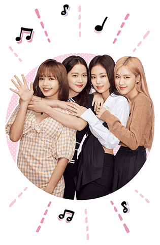 BLACKPINK บิ๊กสติกเกอร์ รูปที่ 17