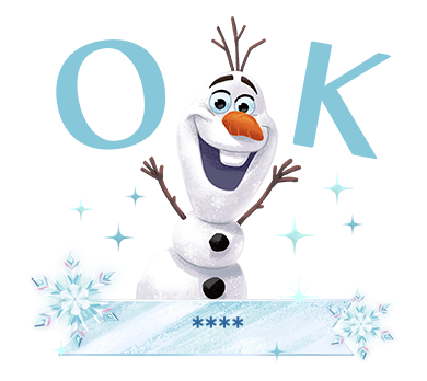 Frozen สติกเกอร์เติมคำ รูปที่ 2