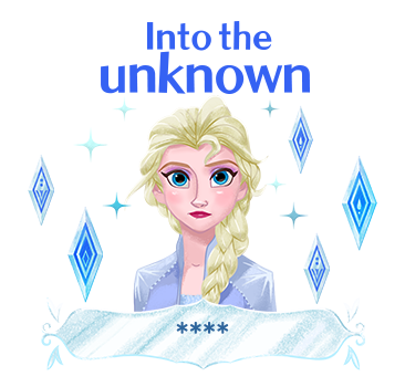Frozen สติกเกอร์เติมคำ รูปที่ 34