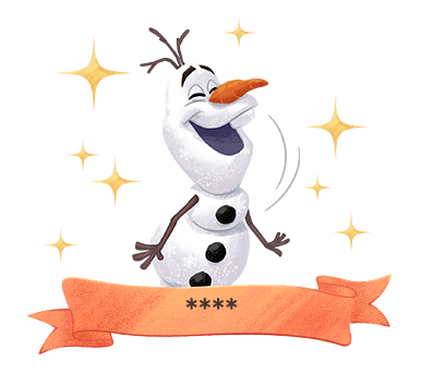 Frozen สติกเกอร์เติมคำ รูปที่ 54