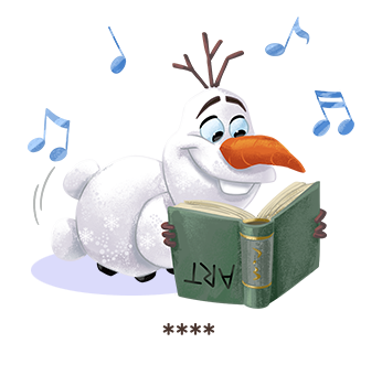 Frozen สติกเกอร์เติมคำ รูปที่ 66