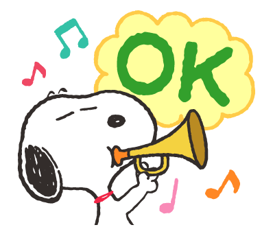 Snoopy สติกเกอร์ป๊อปอัพ รูปที่ 1