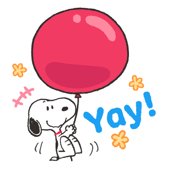 Snoopy สติกเกอร์ป๊อปอัพ รูปที่ 14