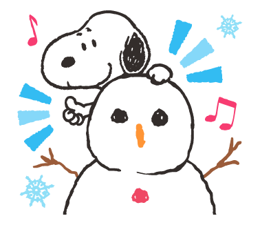 Snoopy สติกเกอร์ป๊อปอัพ รูปที่ 22