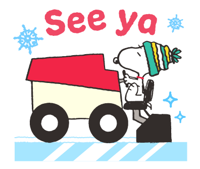 Snoopy สติกเกอร์ป๊อปอัพ รูปที่ 23