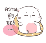 สติกเกอร์เติมคำ เจ้าแมวอ้วนกลม เบบี้แคท รูปที่ 21